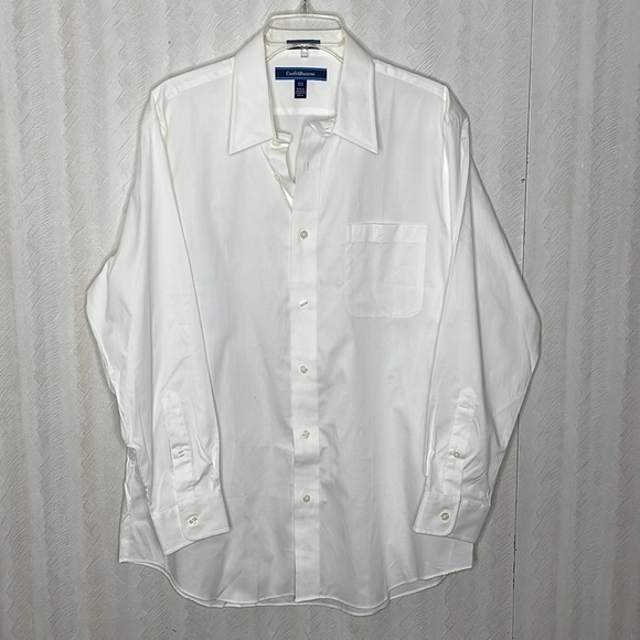❤️ 🆕 CROFT & BARROW Button Down Shirt Size 16.5 - Picture 2 of 4